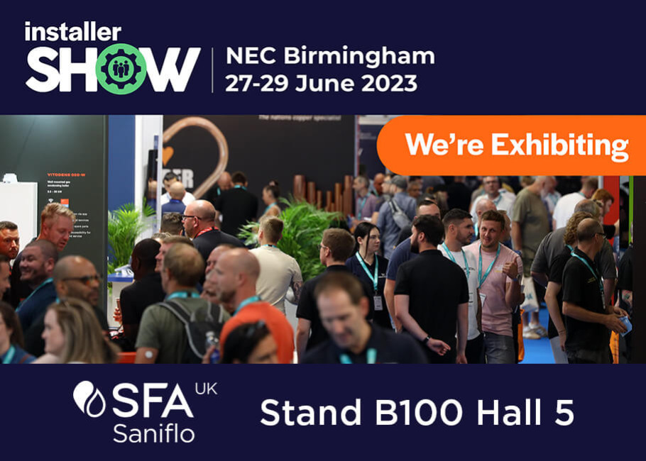 Saniflo is exhibiting at InstallerSHOW 2023